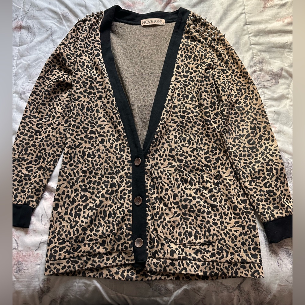 REVERSE Leopard print sweater
